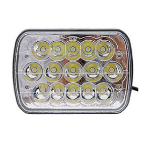 5X7 hüvelykes 5 hüvelykes téglalap 45W Epistar teherautó pótkocsi fényszórók Hi Low Beam