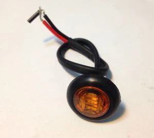 DOT 3/4 hüvelykes LED-távolság és oldaljelző lámpák teherautó-pótkocsikhoz